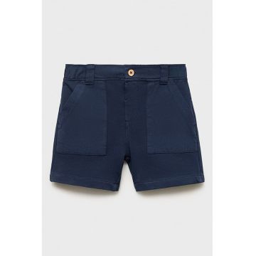 Pantaloni scurti de bumbac cu buzunare laterale