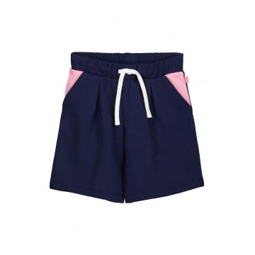 Pantaloni scurti de bumbac cu buzunare laterale