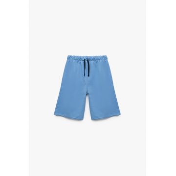 Pantaloni scurti de bumbac cu snur