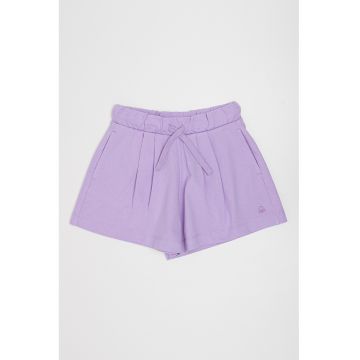 Pantaloni scurti de bumbac cu snur