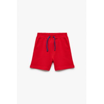 Pantaloni scurti de bumbac cu snur ajustabil