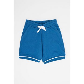 Pantaloni scurti de bumbac cu snur in talie