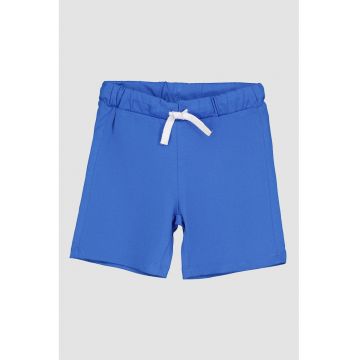 Pantaloni scurti de bumbac cu snur in talie