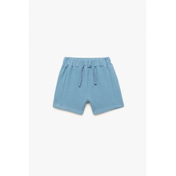 Pantaloni scurti de bumbac cu striatii