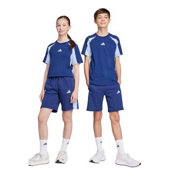 Pantaloni scurti din amestec de bumbac cu logo