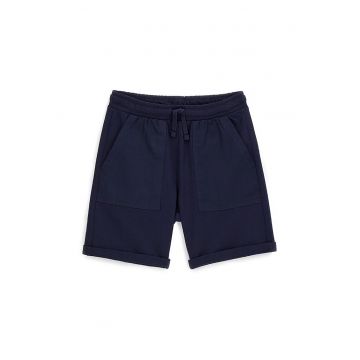 Pantaloni scurti din bumbac cu buzunare laterale