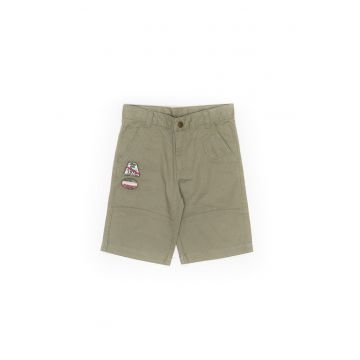 Pantaloni scurti din bumbac - cu capsa - baieti - 31322