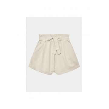 Pantaloni scurti fete -  301771760 - In/Bumbac - Bej - Bej