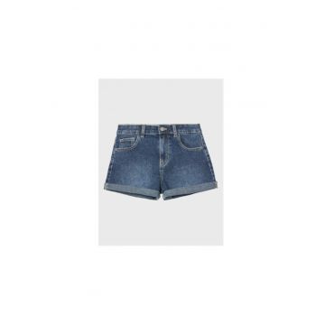 Pantaloni scurti fete -  301772866 - Bumbac - 120 CM - Albastru