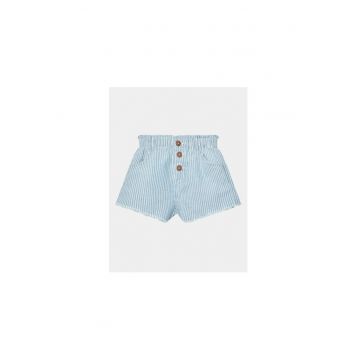 Pantaloni scurti fete -  302098903 - Bumbac - Albastru