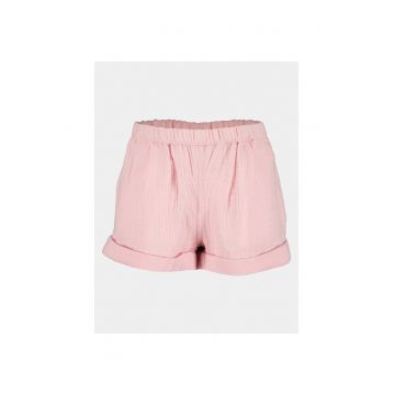 Pantaloni scurti fete -  303573409 - Roz - Bumbac