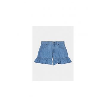 Pantaloni scurti fete -  303816995 - Bumbac - Albastru