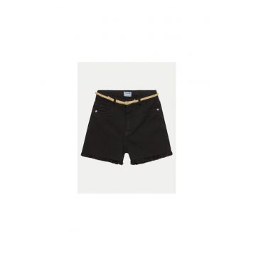 Pantaloni scurti fete -  304139628 - Bumbac - 152 CM - Negru