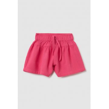 Pantaloni scurti texturati cu snur