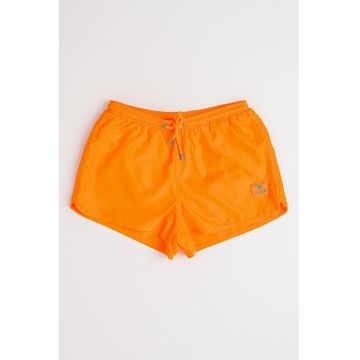 Pantaloni scurti uni cu talie ajustabila