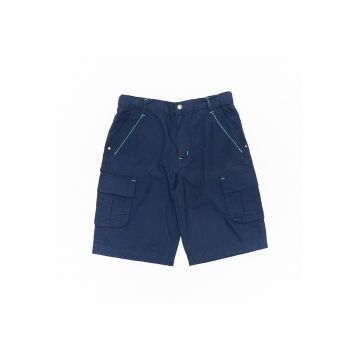 Pantaloni scurti - Wooloo Mooloo - din bumbac - 51342-2 - Bleumarin -