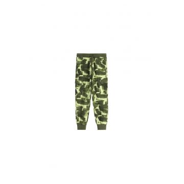 Pantaloni sport baieti -  bumbac - verde