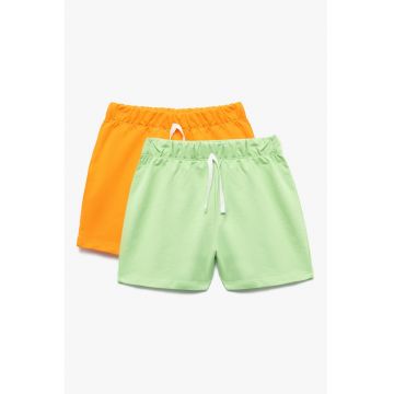 Set de pantaloni scurti cu snur de ajustare - 2 perechi