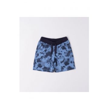 Bermude cu imprimeu pentru baieti -  Albastru