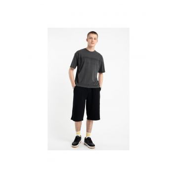 Bermude lejere din bumbac Jorts