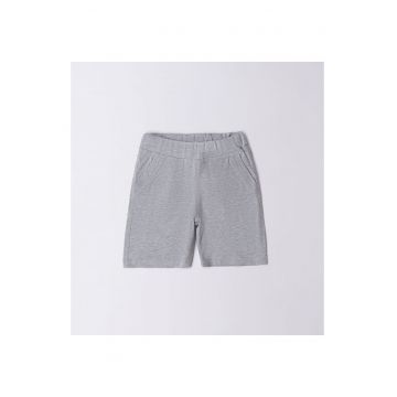 Bermude uni cu siret pentru baieti -  4.6177 - Gri - Gri