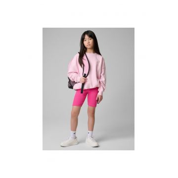 Colanti scurti copii -  roz - bumbac - talie inalta - elasticitate - bumbac