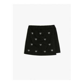 Fusta-pantalon cu strasuri