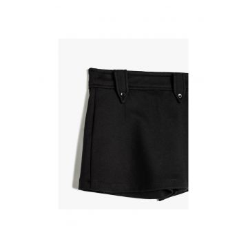 Fusta-pantalon mini uni