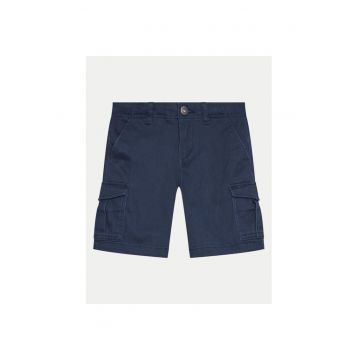 Pantaloni scurti baieti -  303241971 - Bumbac - Albastru