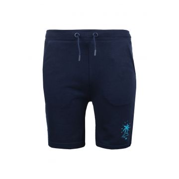 Pantaloni scurti -  Bumbac/Poliester - Albastru