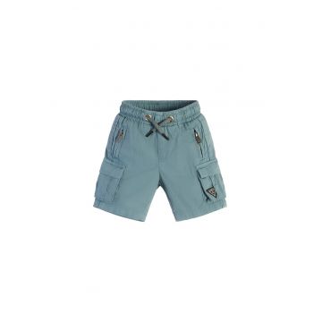 Pantaloni scurti copii -  0000302217625_6Y - Bumbac - Albastru - Albastru