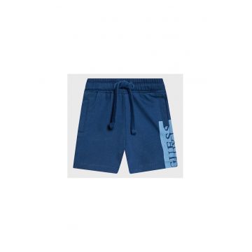 Pantaloni scurti copii -  Bumbac.organic - Albastru