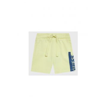 Pantaloni scurti copii -  Bumbac organic - Galben - Galben
