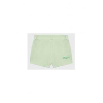 Pantaloni scurti copii bumbac - Verde