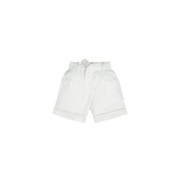 Pantaloni scurti copii -  Lyocell - Alb