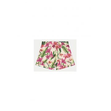 Pantaloni scurti cu model floral