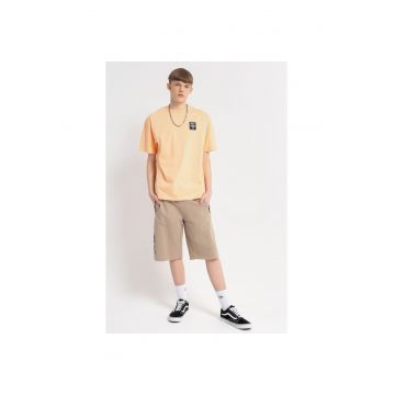 Pantaloni scurti de trening cu imprimeu text pe picior