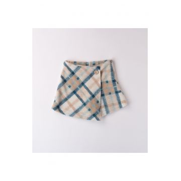 Pantaloni scurti in carouri pentru fete -  4.A885