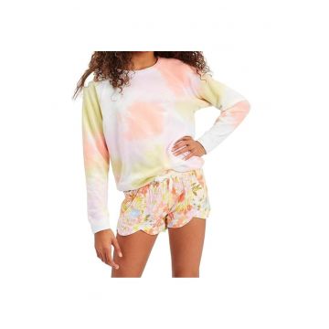 Pantaloni scurti pentru fete -  Viscoza - Multicolor -