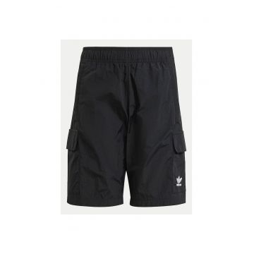 Pantaloni scurti relaxed fit cu detaliu logo
