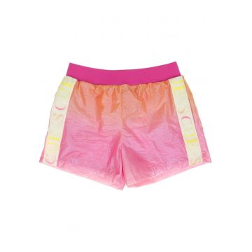 Pantaloni scurti sport  pentru fete - poliester roz -