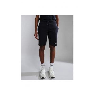 Pantaloni scurti tip bermude din bumbac -