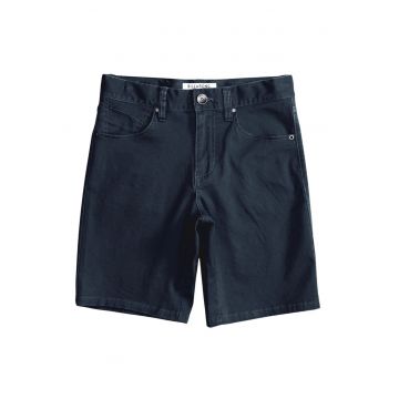 Pantaloni scurti uni cu croiala dreapta -