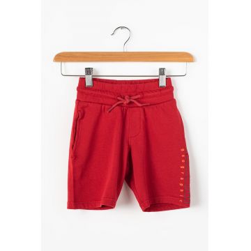 Pantaloni sport scurti cu imprimeu logo Nadyr