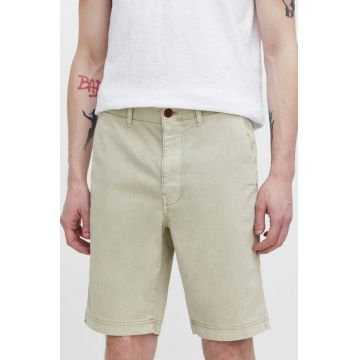 Superdry pantaloni scurti barbati, culoarea bej