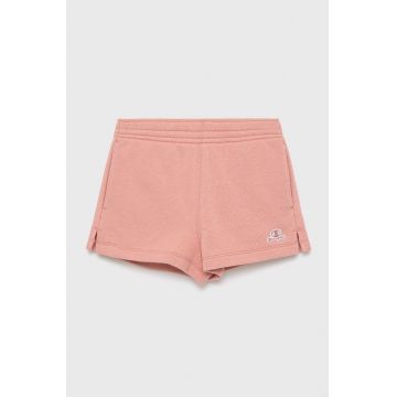 Champion pantaloni scurti copii 404334 culoarea roz, neted