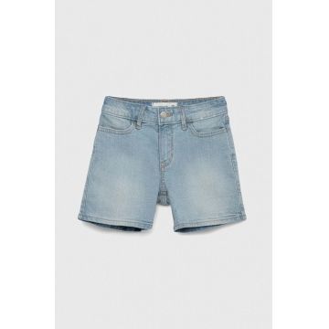 Abercrombie & Fitch pantaloni scurti din denim pentru copii neted