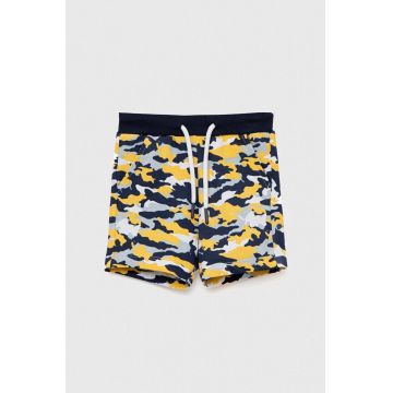 Birba&Trybeyond pantaloni scurți din bumbac pentru bebeluși culoarea albastru marin, talie reglabila