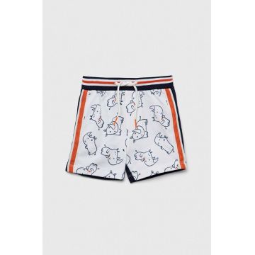 Birba&Trybeyond pantaloni scurti bebe culoarea albastru marin, talie reglabila