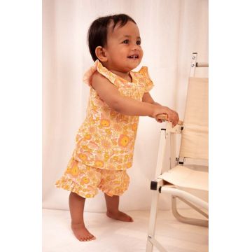 Coccodrillo pantaloni scurti bebe culoarea portocaliu, modelator Coccodrillo pantaloni scurti bebe culoarea portocaliu, modelator